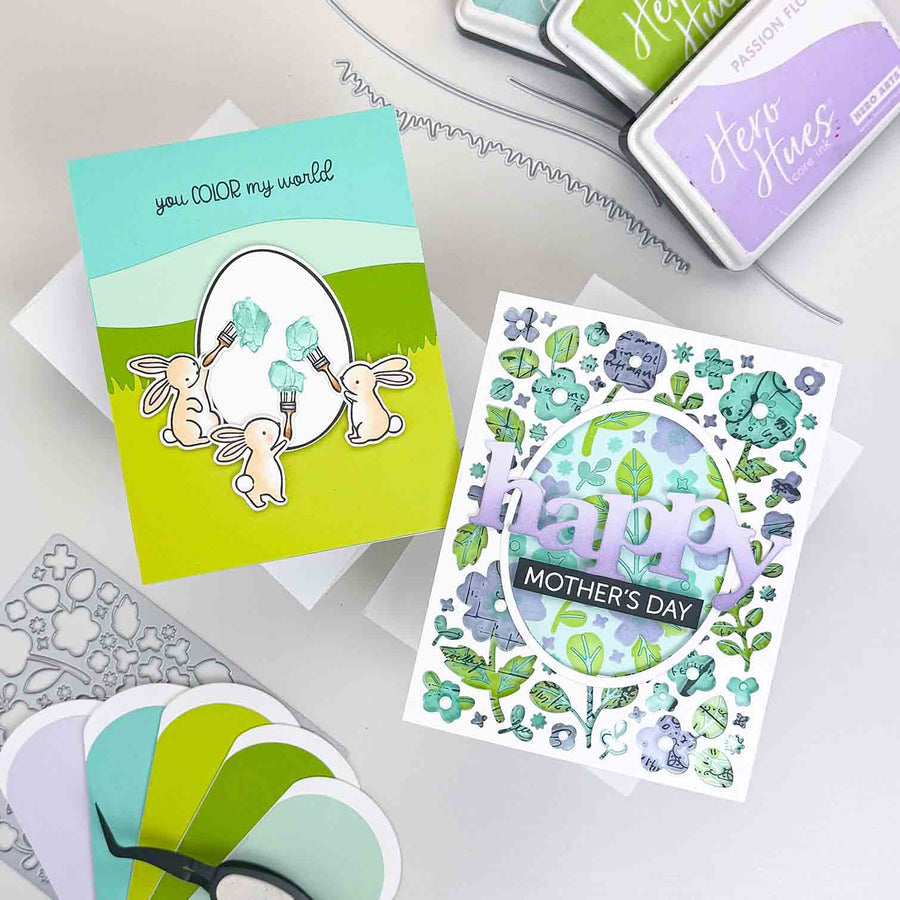 Layered & Textured Card Backgrounds with Hero Wax