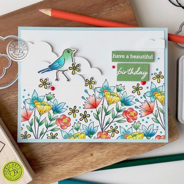 Stretching Stamp Designs with Simple Masking