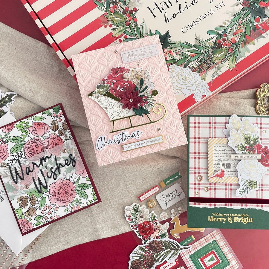 Floral Christmas Card Ideas