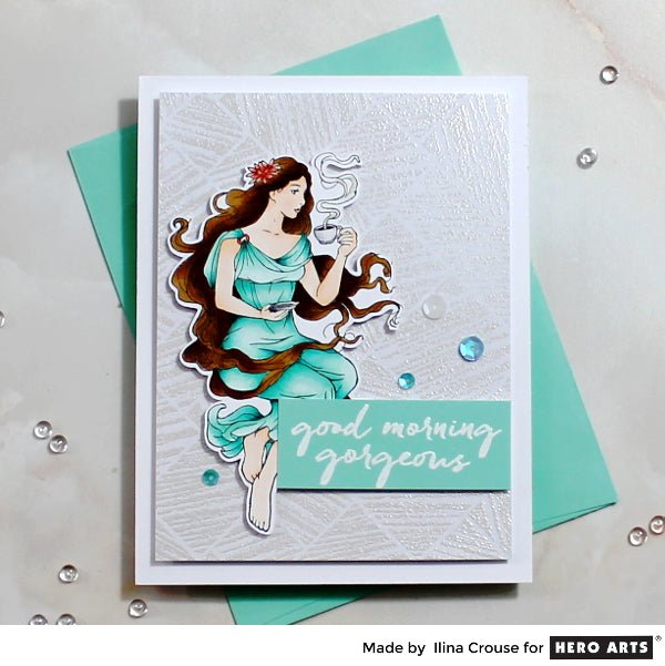 Tone on Tone Embossing and Mocha Maiden