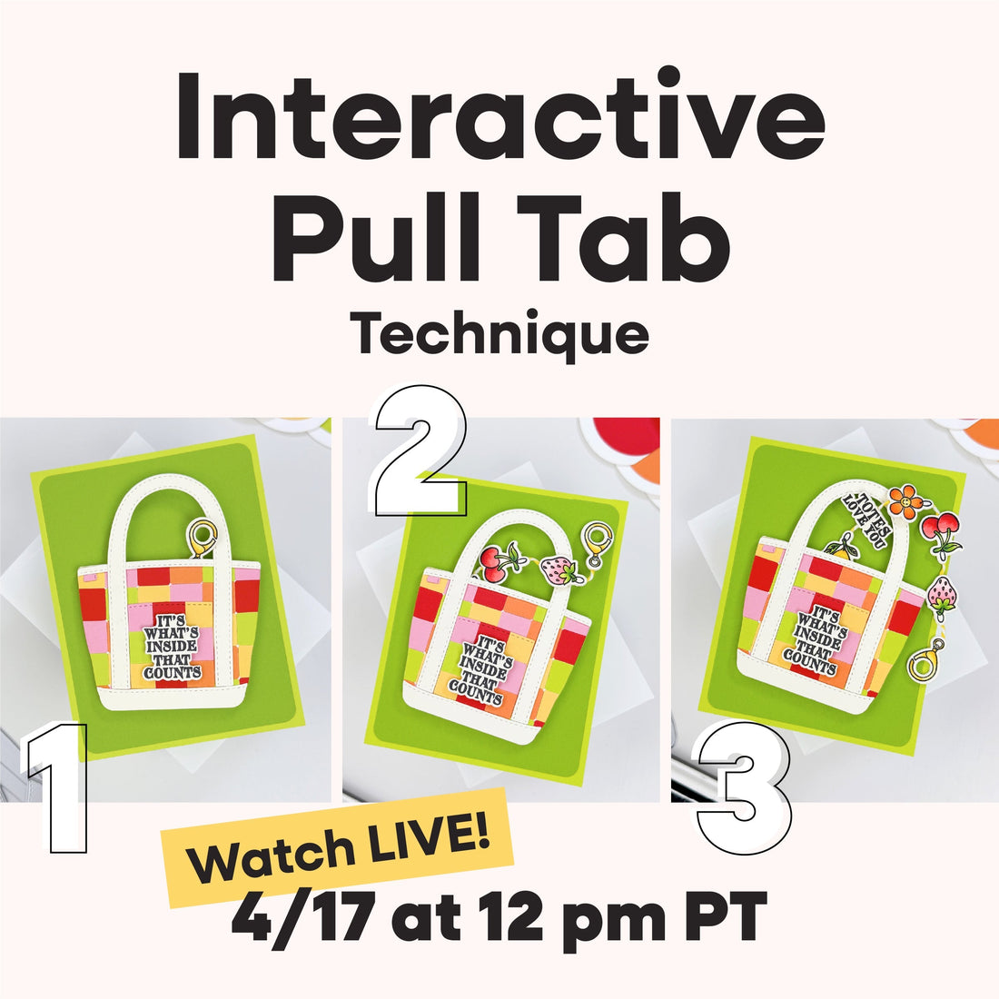 Easy Interactive Pull Tab Card Technique