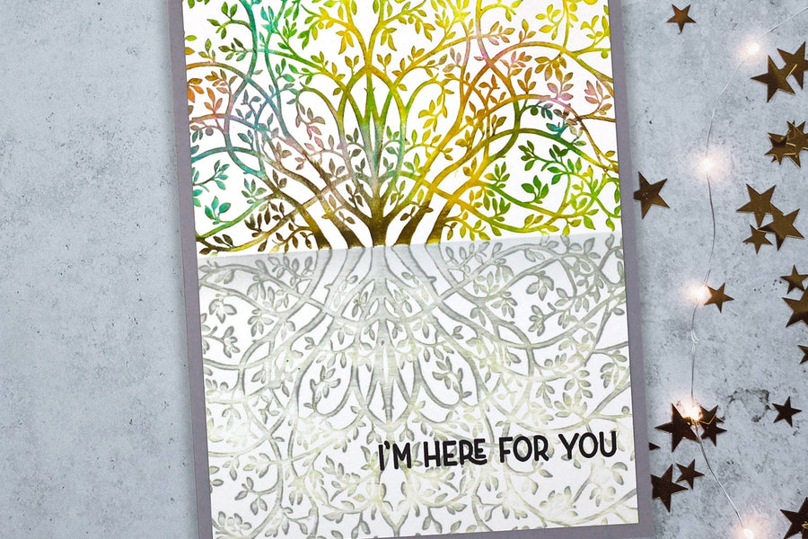 Tree Reflection – Bold Prints Background Tricks - Hero Arts