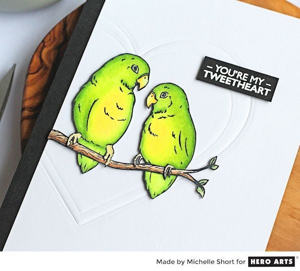 Using Dies to Create a Focal Point for a Stamped Image