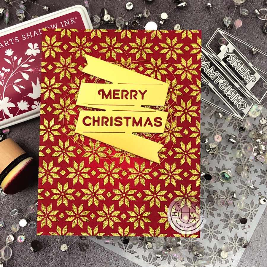 Using Ink-Blending to Accentuate Simple Stenciling