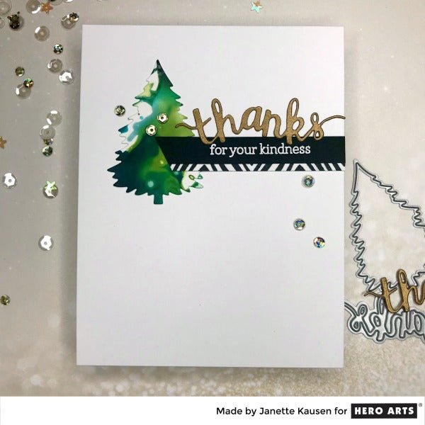 Using Scraps for Quick Holiday Thanks