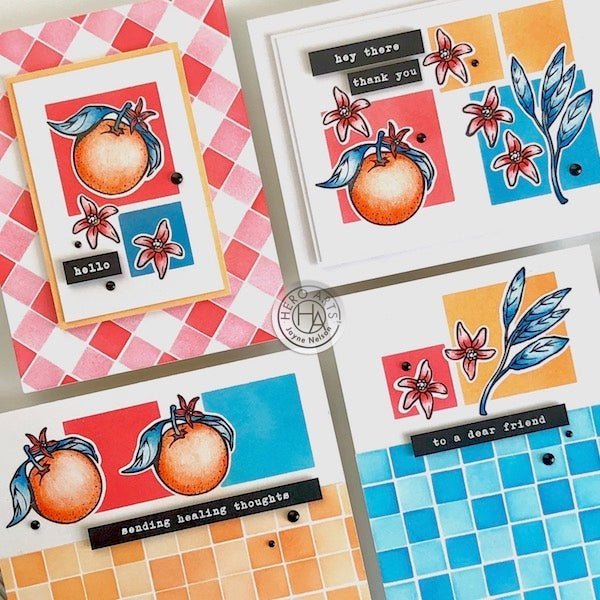 Using Square Dies as Stencils