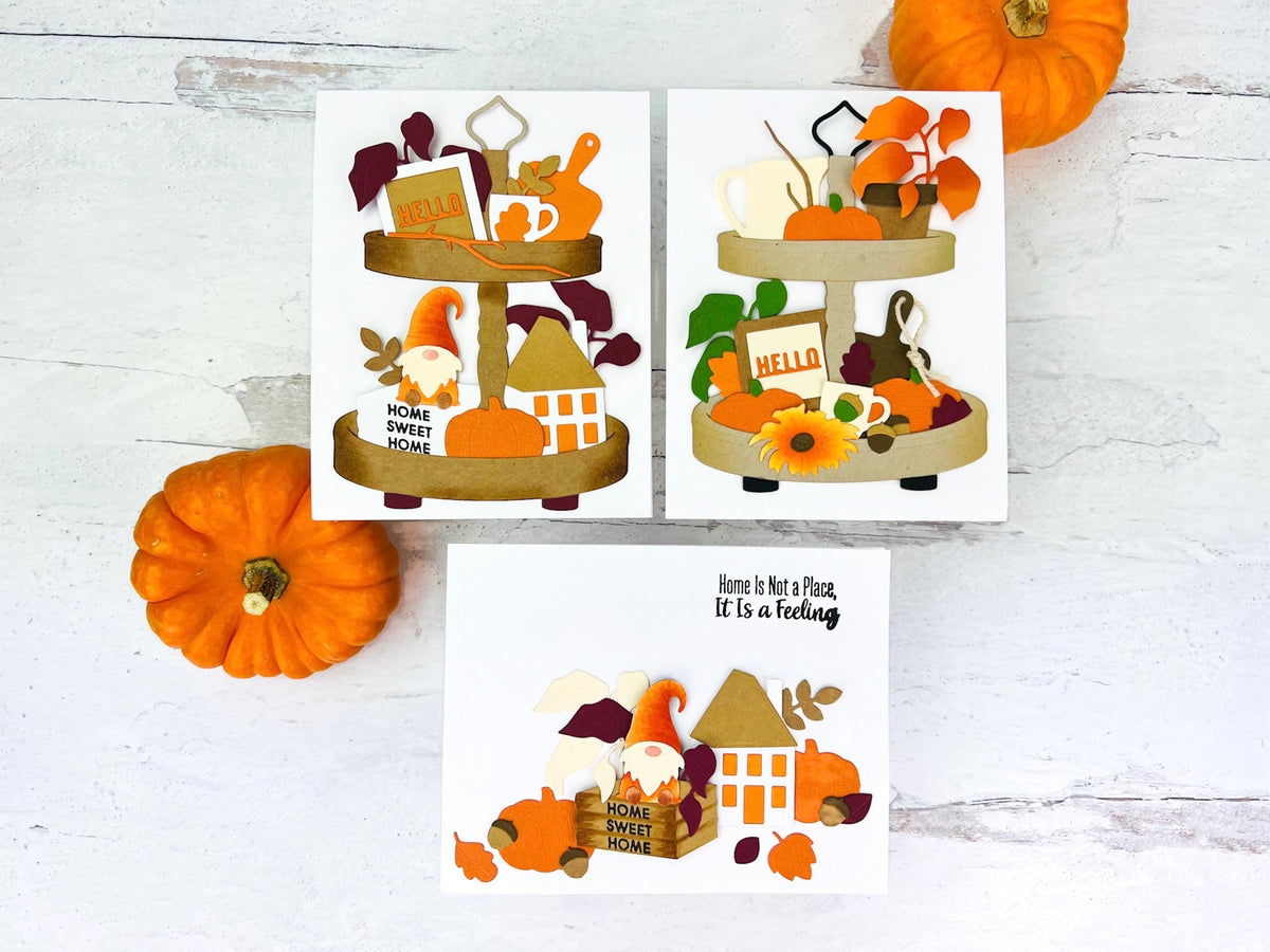 Fall Tiered Tray and Gnomes with Karen Reátegui