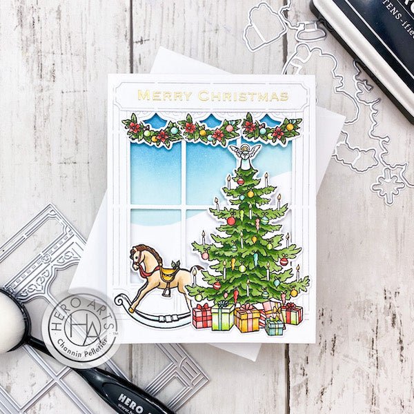Video: Christmas Interior Scene with the October My Monthly Hero Kit