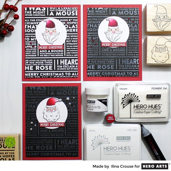 Video: Christmas Poster and Santa Faces