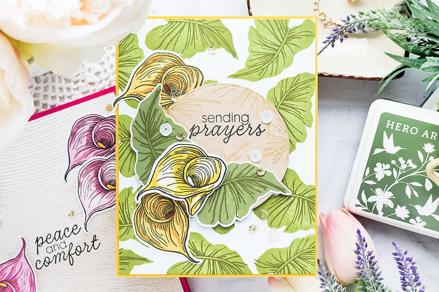 Video: Color Layering Calla Lily Cards | Color Layering With Yana Series - Hero Arts