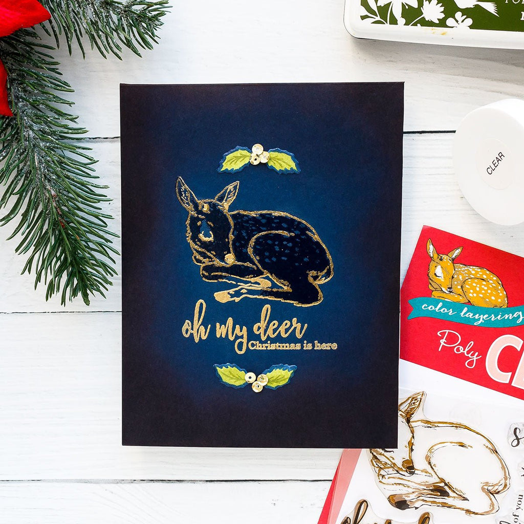 Video: Color Layering Fawn Cards | Color Layering With Yana Series