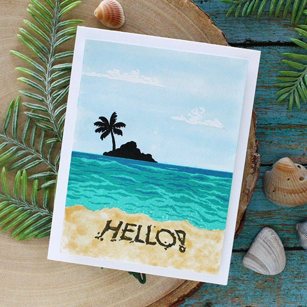 Video: Color Layering Waves Beach Scene