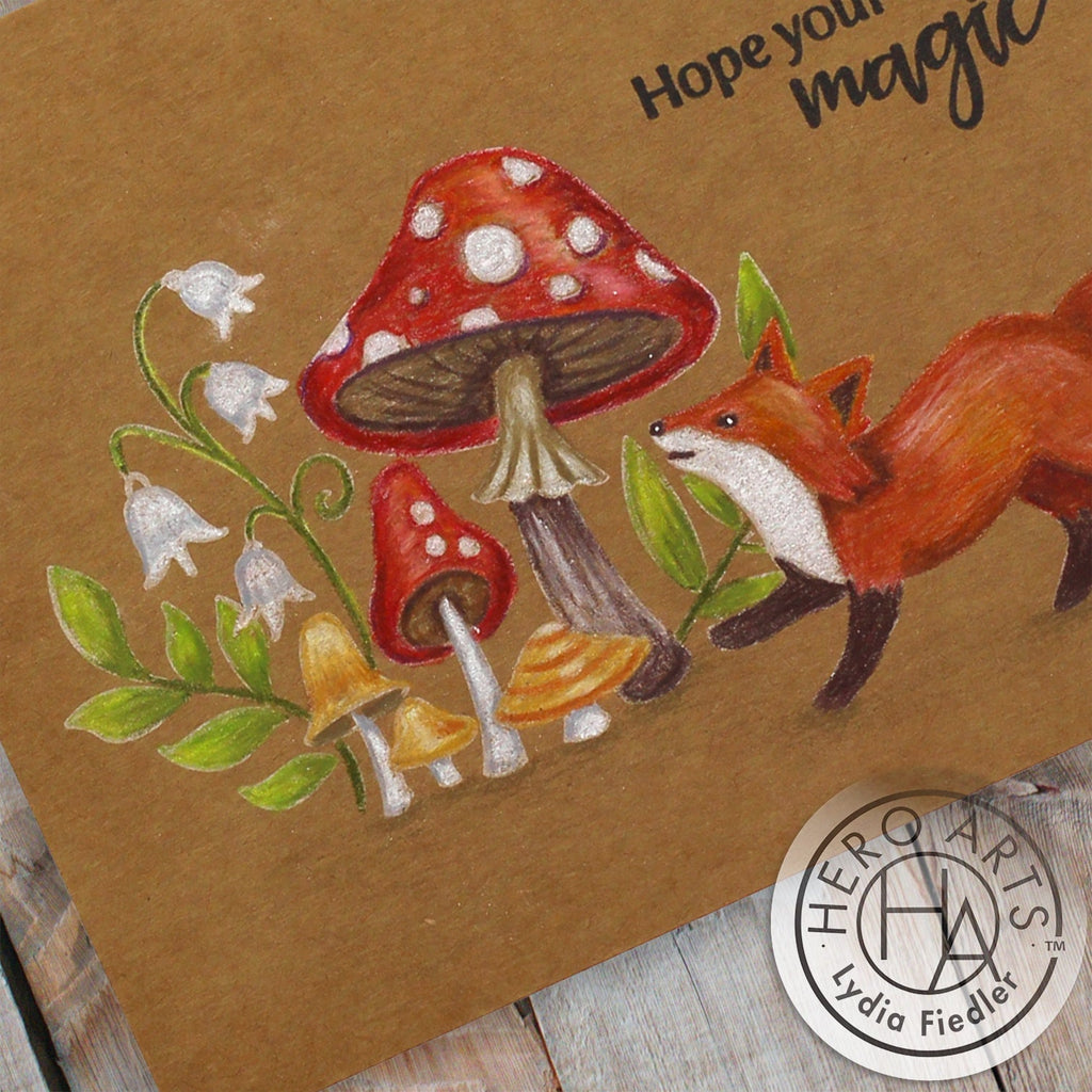 Video: Colored Pencils + Kraft = Magic