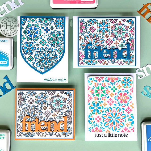 Video: Coloring with Stencils Four Ways