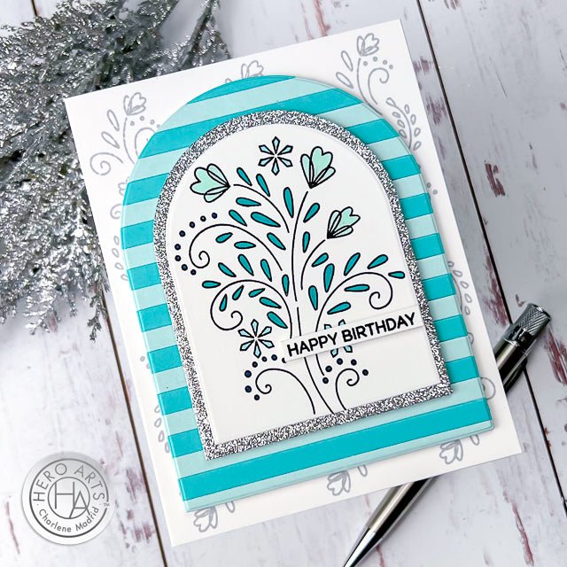 Video: Creating a Wintery Birthday Card
