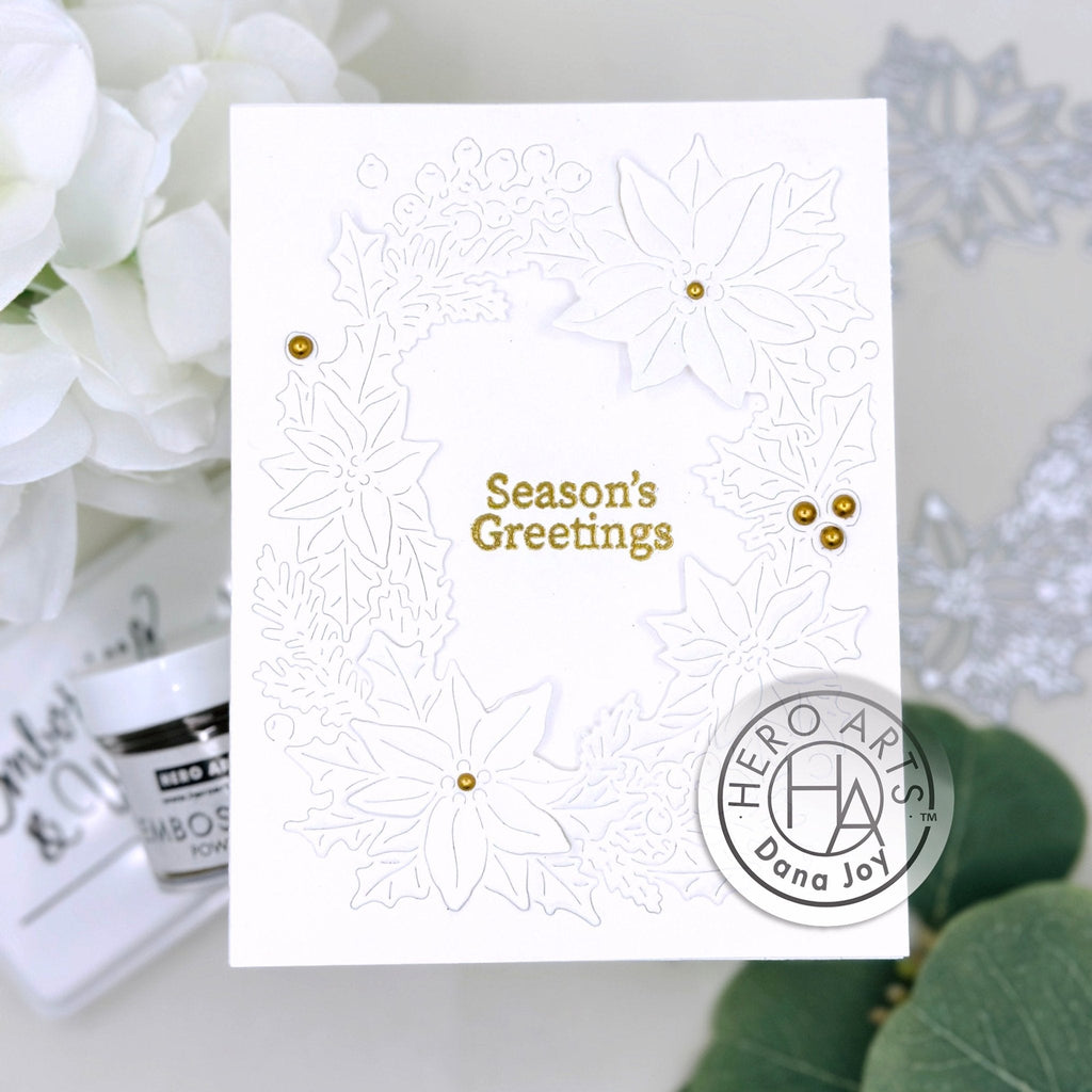 Video: Crisp White Poinsettia Card