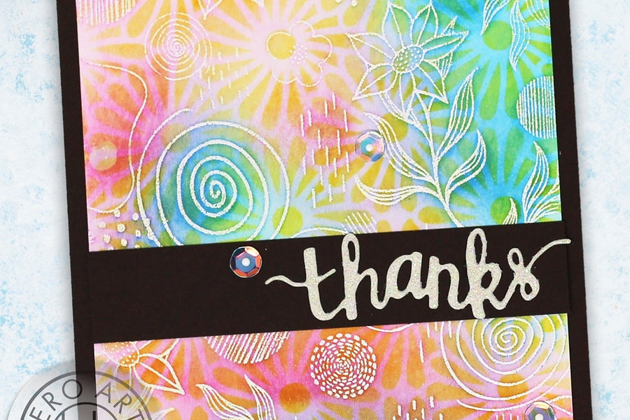 Video: Double Ink Blended Emboss Resist - Hero Arts