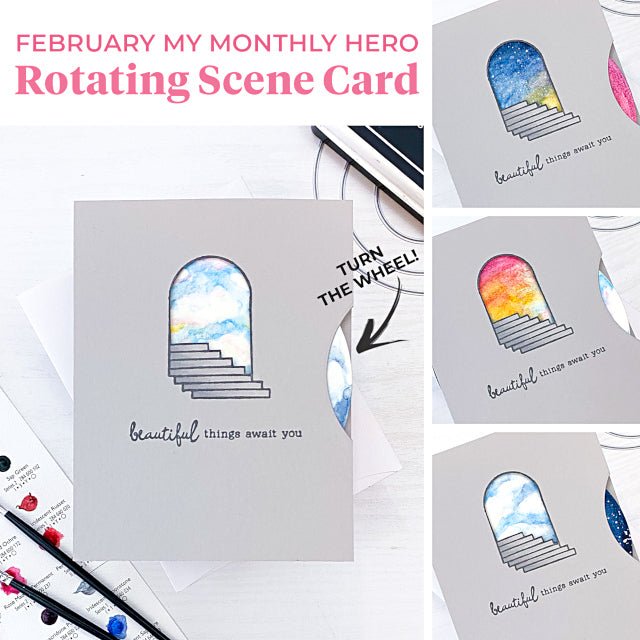 Video: Interactive Rotating Scene Card Featuring the February 2022 MMH Kit