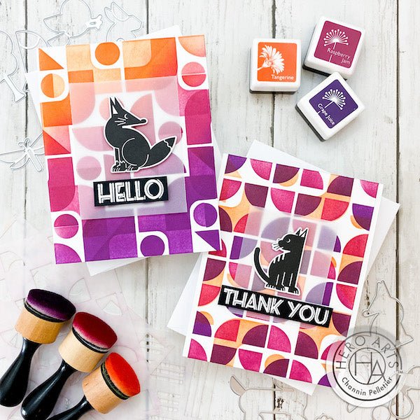 Video: Layering Stencils Two Ways with the April My Monthly Hero Kit