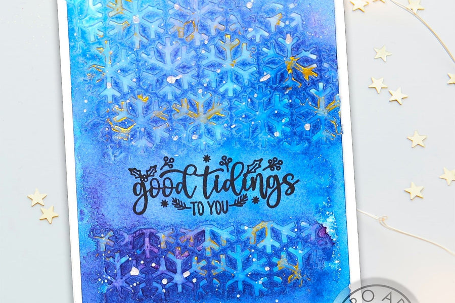 Video: Mixed Media Snowflakes