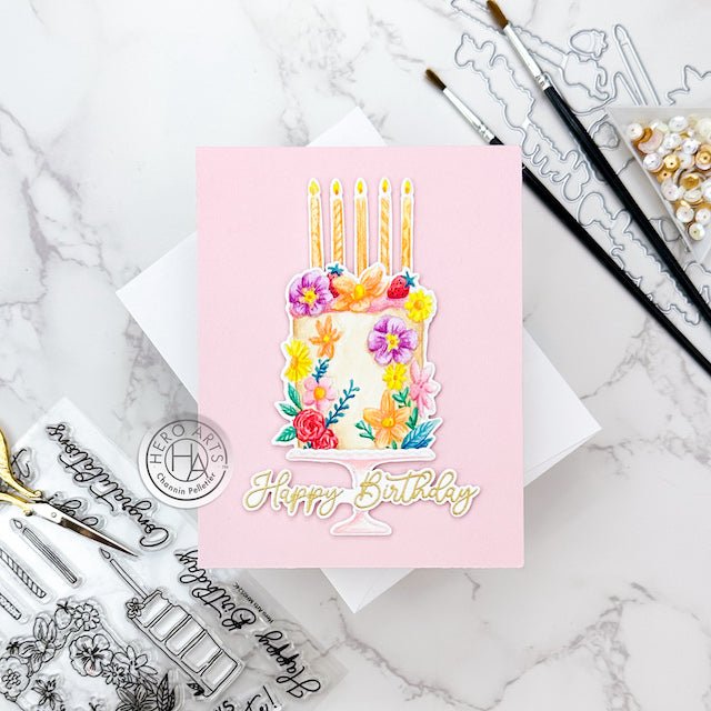 Video: No-Line Coloring Card featuring the May My Monthly Hero Kit