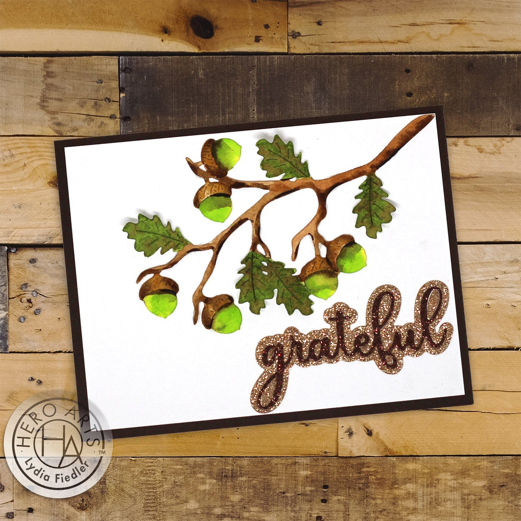 Video: No-Line Fall Watercolor With Fancy Dies