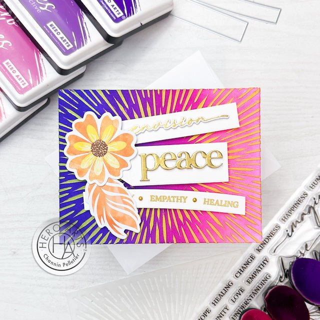 Video: Ombré Hope Tags Card with the February My Monthly Hero Kit