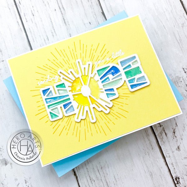 Video: Stained Glass Technique with December My Monthly Hero Kit