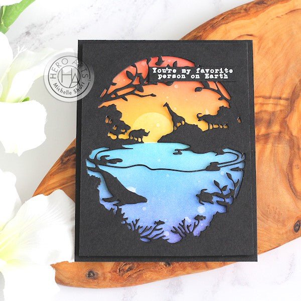 Video: Sunset and Sea Ink Blending