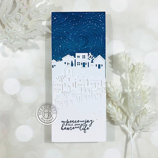 Video: Tri-fold Edge Village Slimline Card