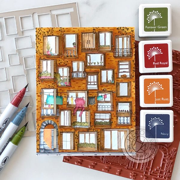 Video: Venetian Neighborhood Peek-A-Boo Doors Scene Card