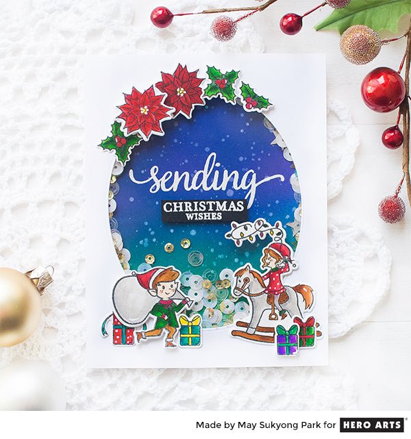 Video: Winter Holiday Shaker Card