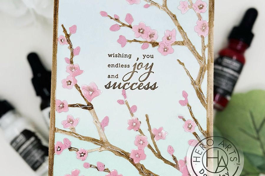 Watercolor Cherry Blossoms