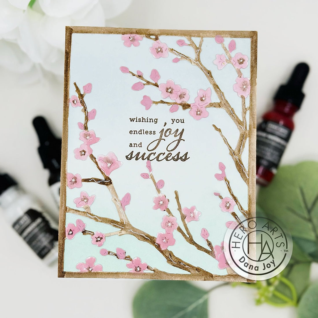 Watercolor Cherry Blossoms