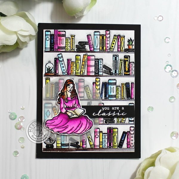 Watercolored Bookcase