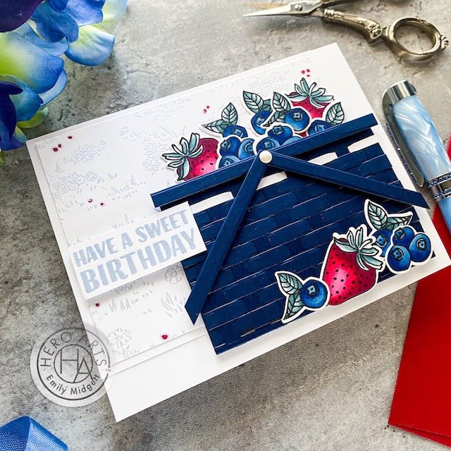 Weaving a Berry Basket from Cardstock