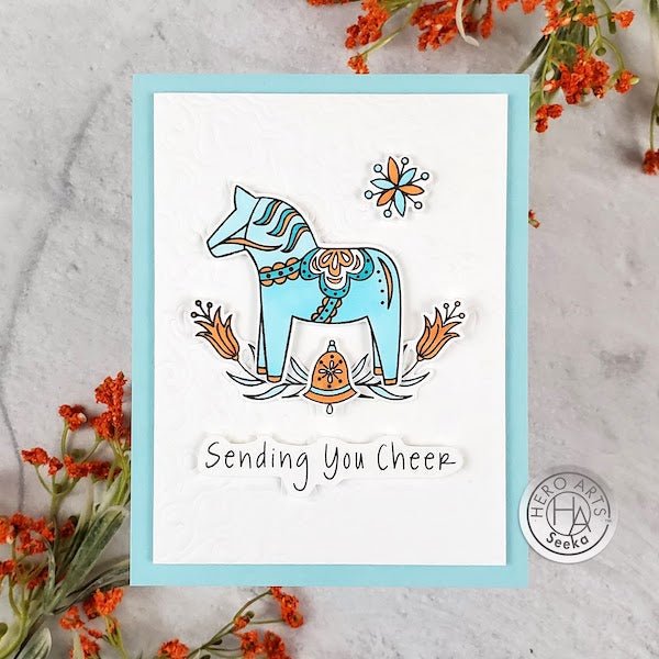 Winter Dala Horse