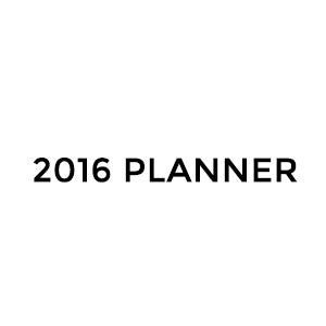  2016 Planner
