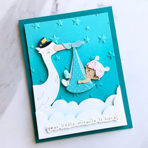 Wishing Stars 3D Embossing Folder