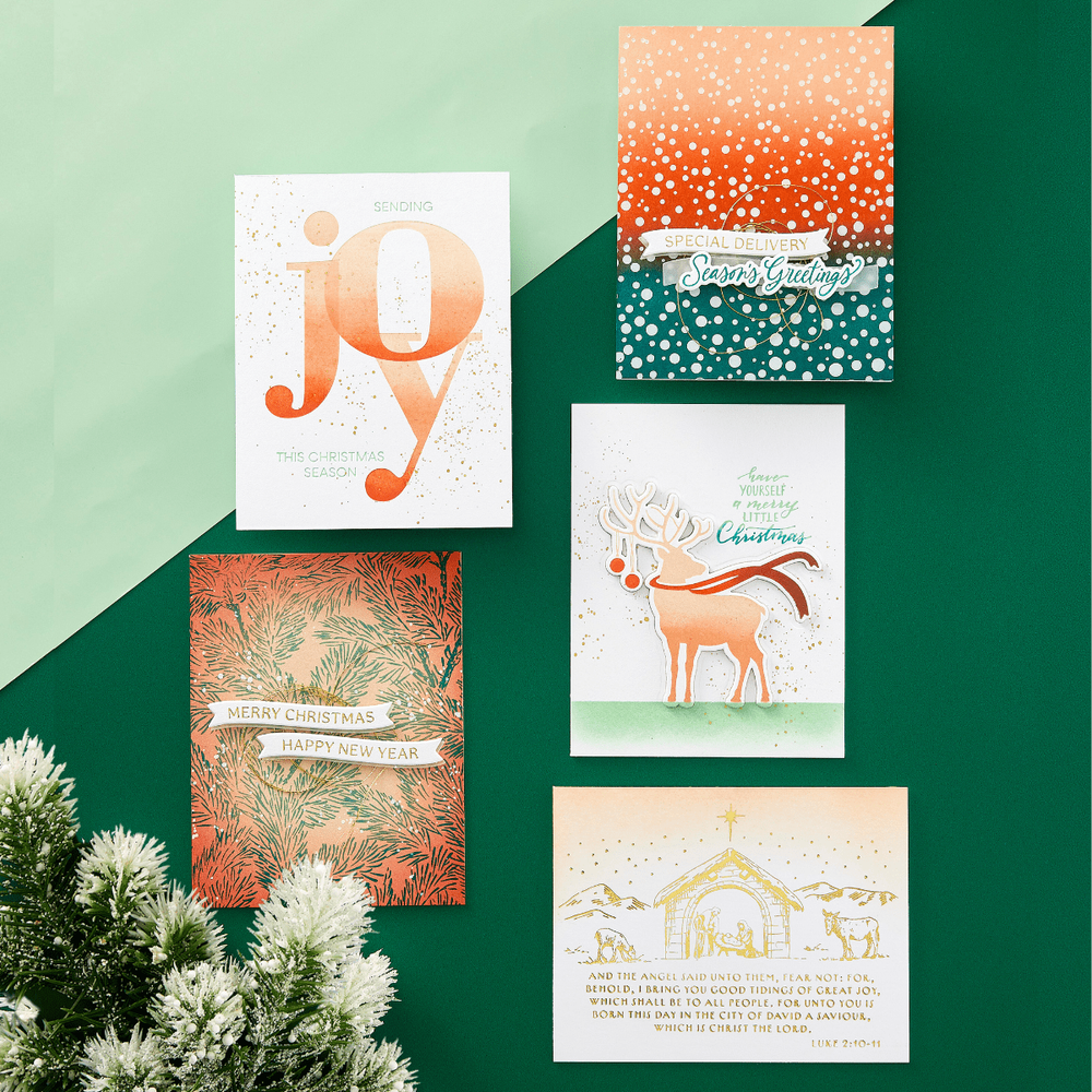 Color Mix Joy Registration Press Plates from the Home for the Holidays Collection