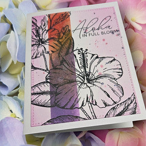 Hibiscus Bloom - Press & Foil Plate of the Month