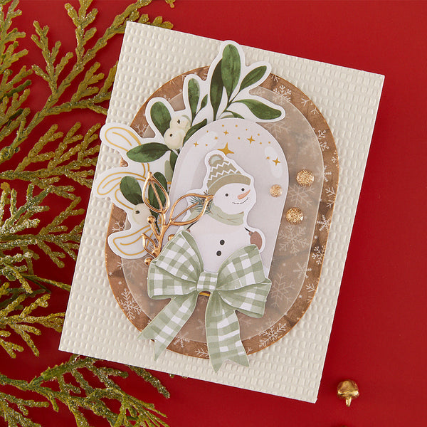 Rosie's Studio Sleigh Bells Ring Cardstock Diecut Ephemera