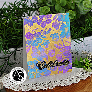 Alex Syberia Designs - Charming Floral Background Press Plate