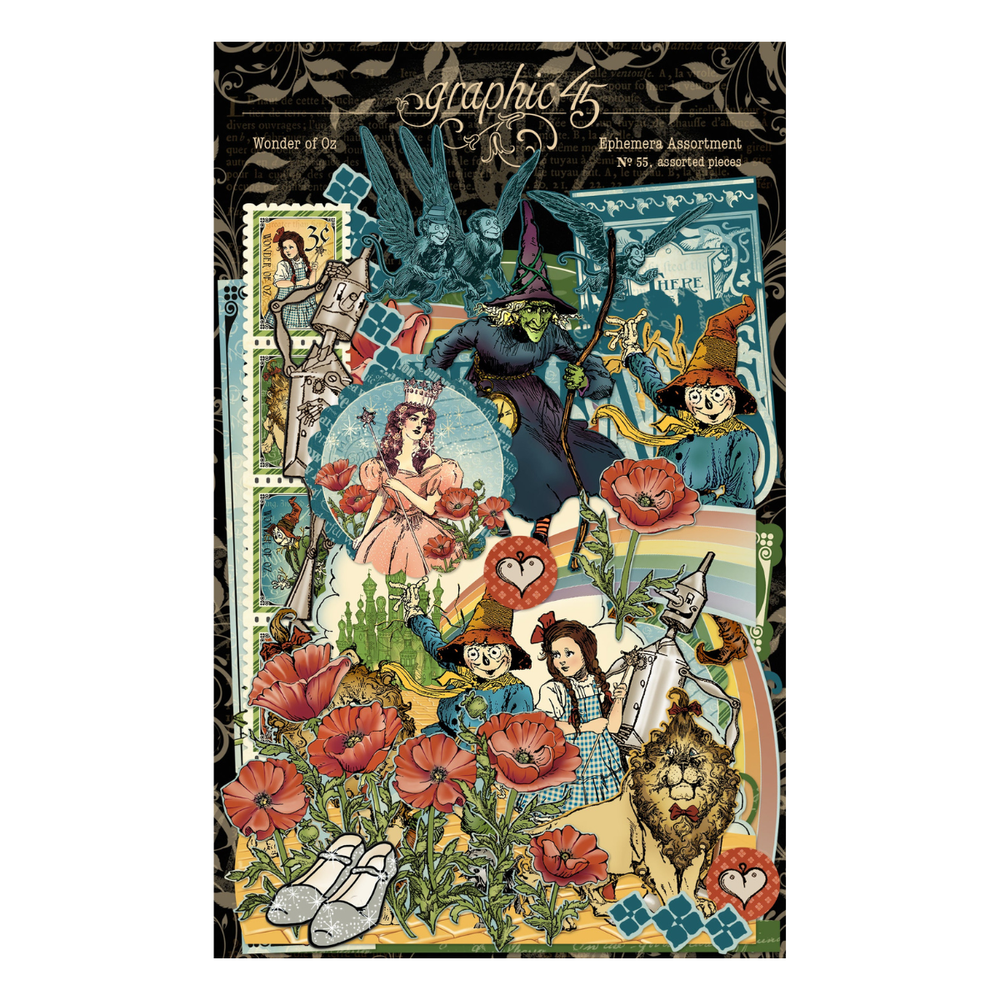 Graphic 45 Wonder of Oz Ephemera Set