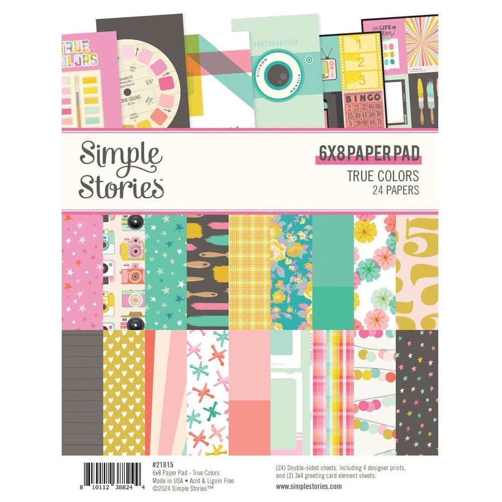 Simple Stories - True Colors 6x8 Paper Pad