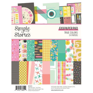 Simple Stories - True Colors 6x8 Paper Pad