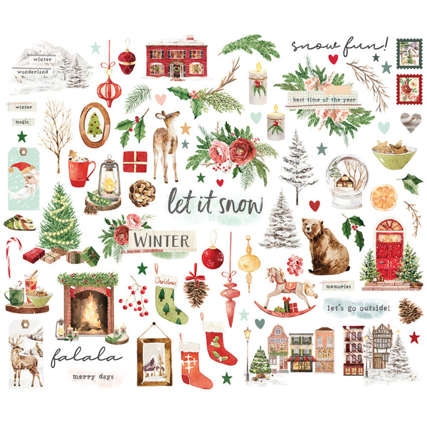 Simple Stories Simple Vintage Evergreen Memories Bits & Pieces