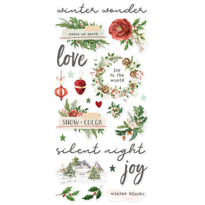 Simple Stories Simple Vintage Evergreen Memories Foam Stickers