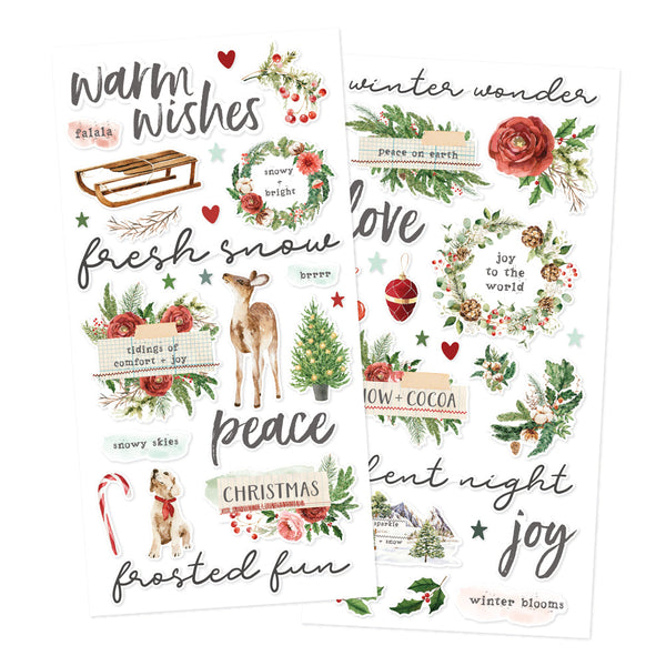 Simple Stories Simple Vintage Evergreen Memories Foam Stickers