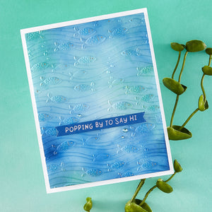 Underwater Waltz - 3D Embossing Folder of the Month